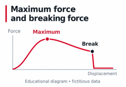 Maximum force and breaking force: What's the difference?