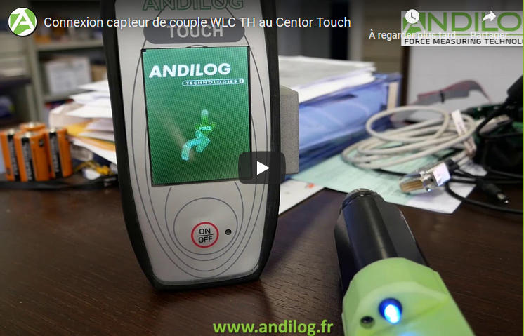 Vidéo - WLC TH - screwdriver torque sensor wireless