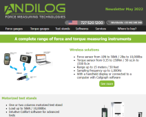 New products in our Wireless force and torque sensors